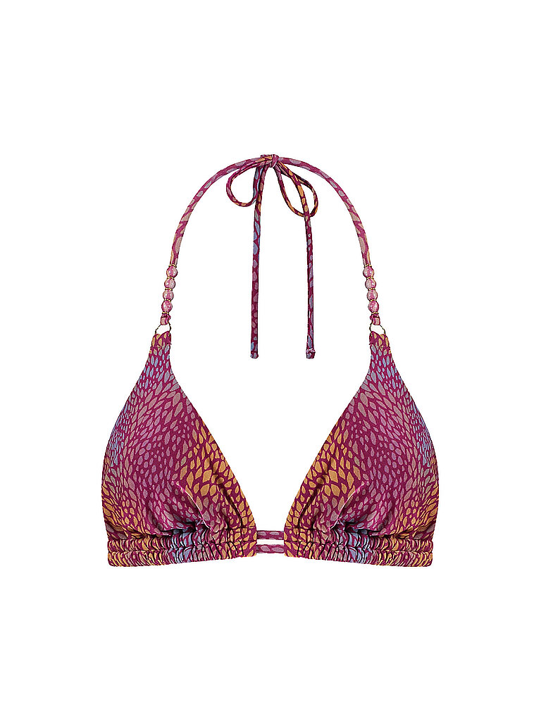 Top bikini da donna rosso scuro 38 C/D