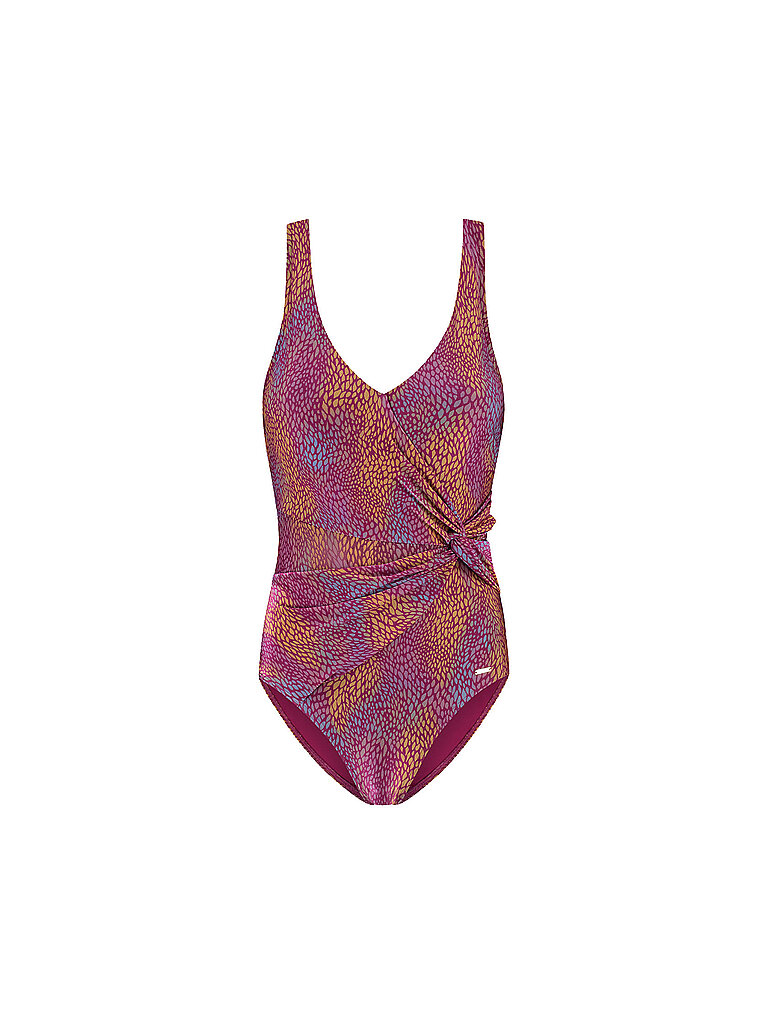 Costume da bagno da donna rosso scuro 44D