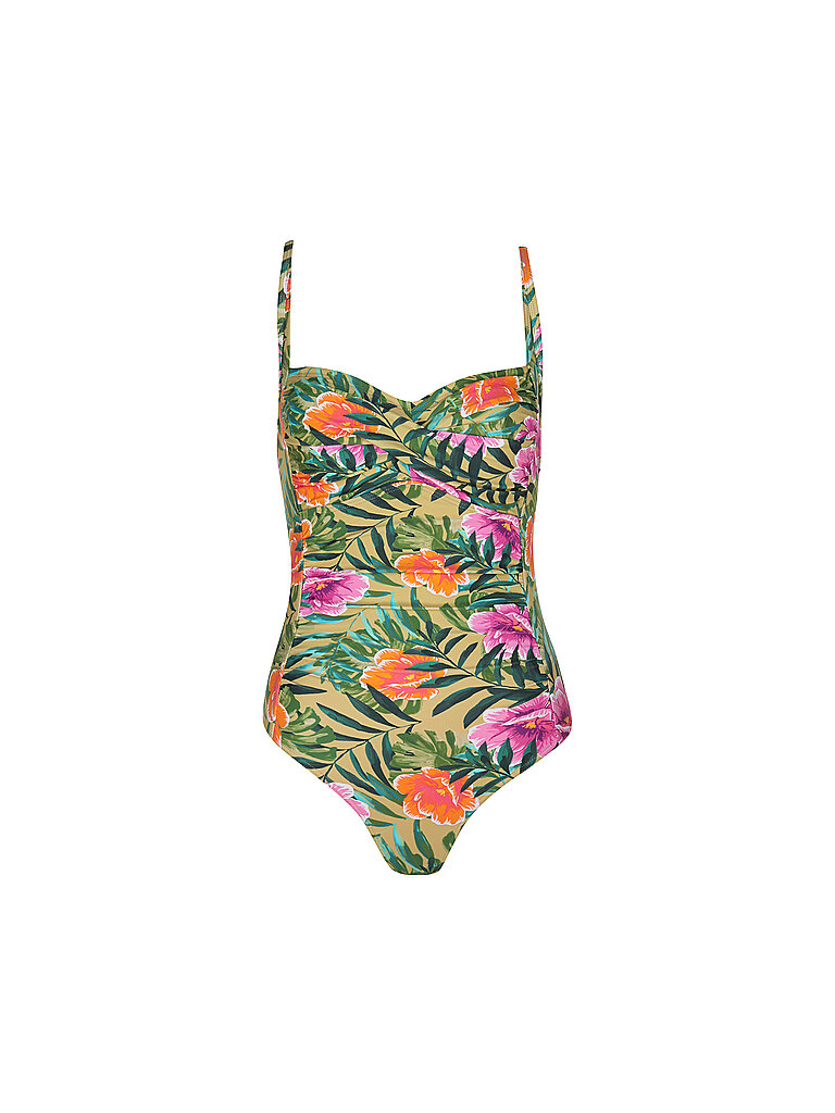 Costume da bagno da donna avvolgente verde 36