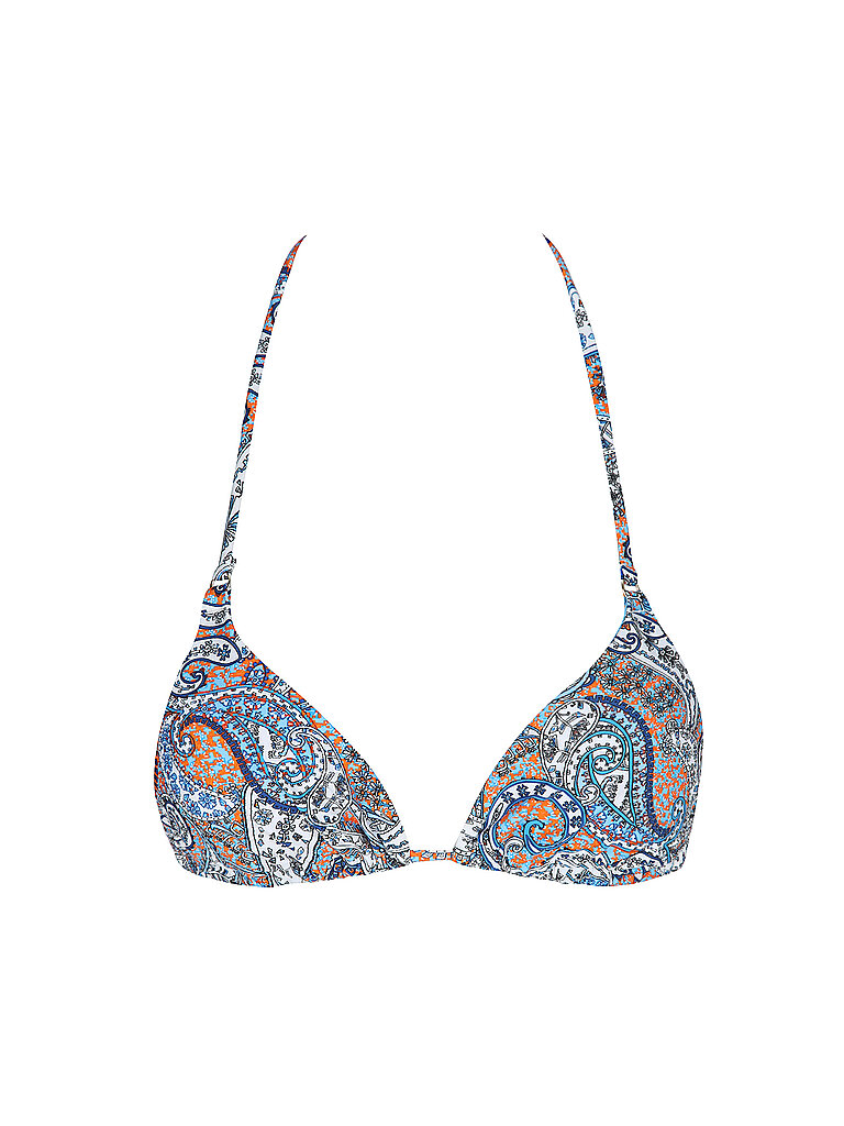 Top bikini a triangolo da donna multicolore 40
