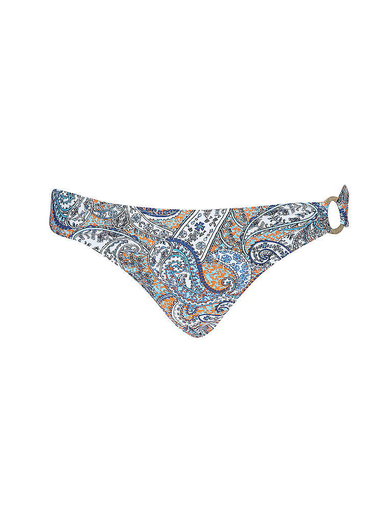Slip bikini da donna con anello decorativo multicolore 40