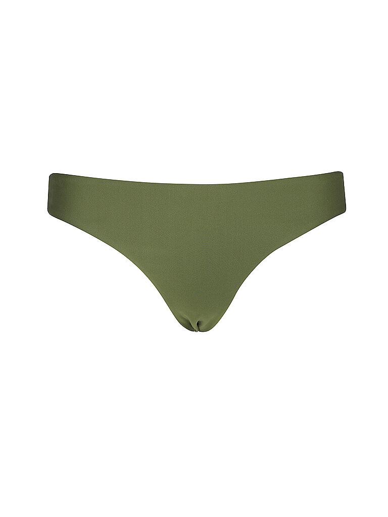 Slip bikini basic da donna oliva 44