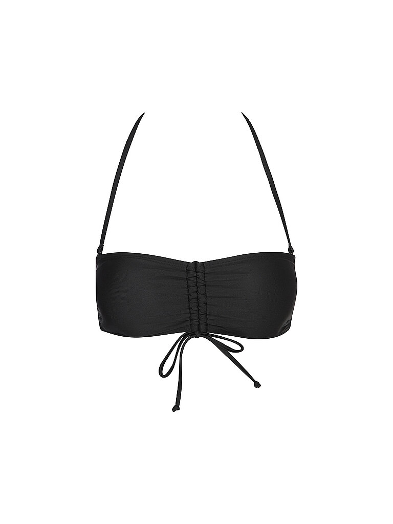 Bikinioberteil da donna New Bandeaux nero 38