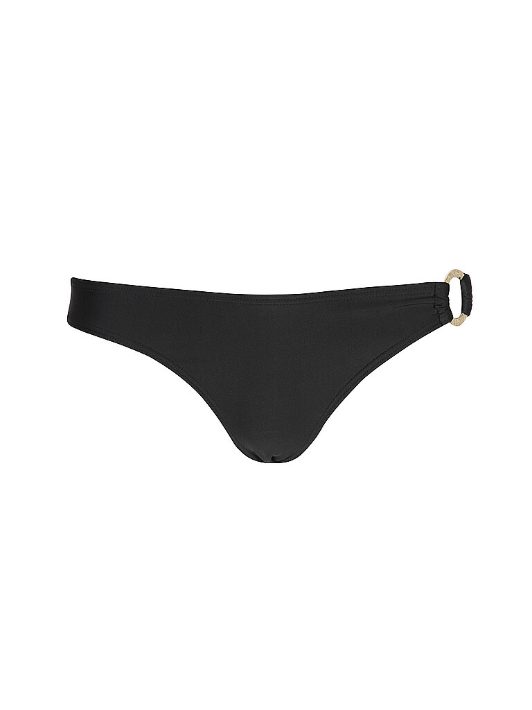 Slip bikini da donna con anello decorativo nero 40