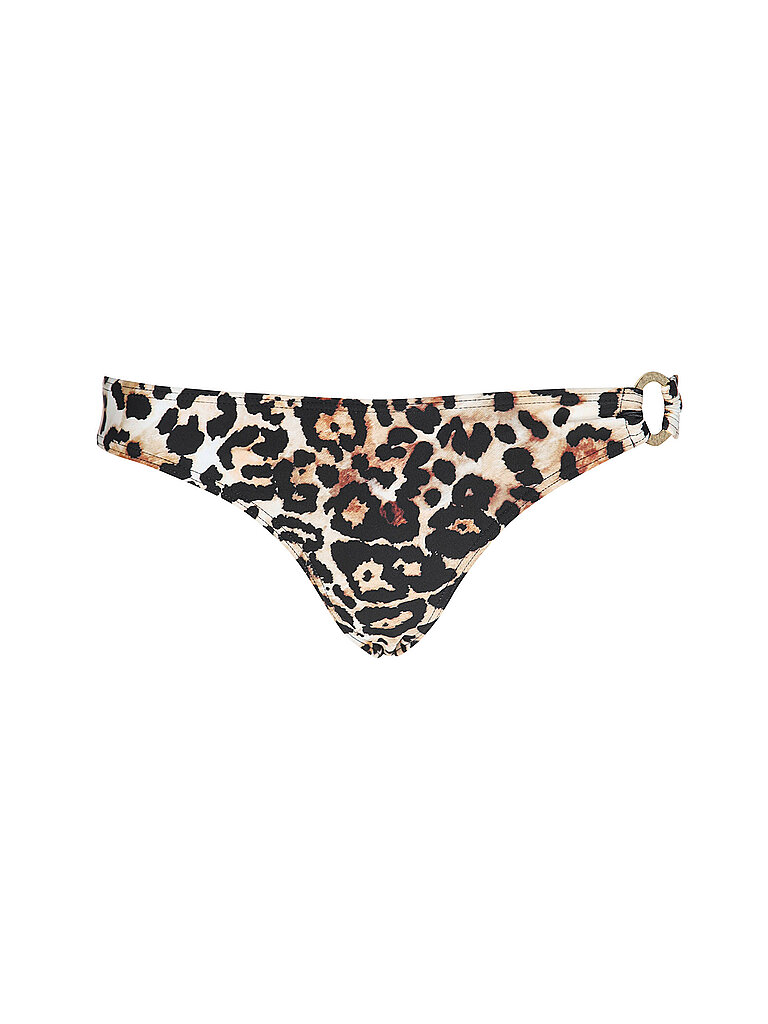 Slip bikini da donna con anello decorativo nero 42