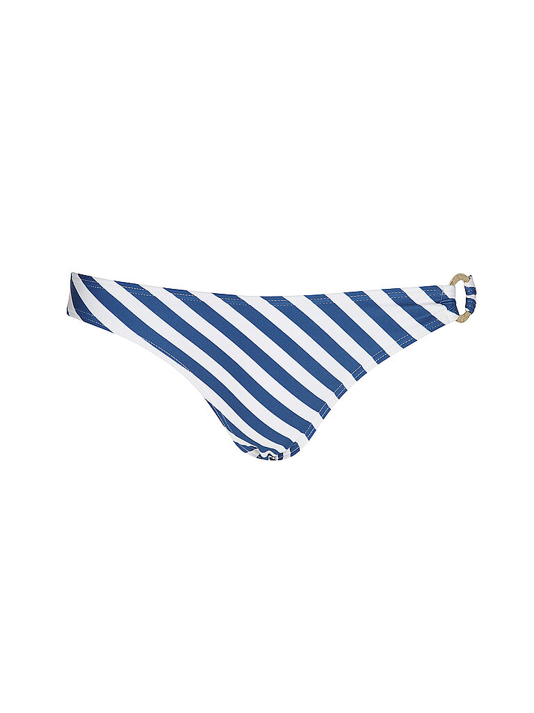 Slip bikini da donna con anello decorativo blu 40
