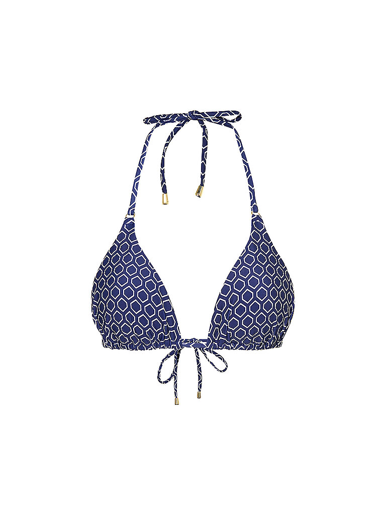 Bikinioberteil da donna a triangolo blu 38