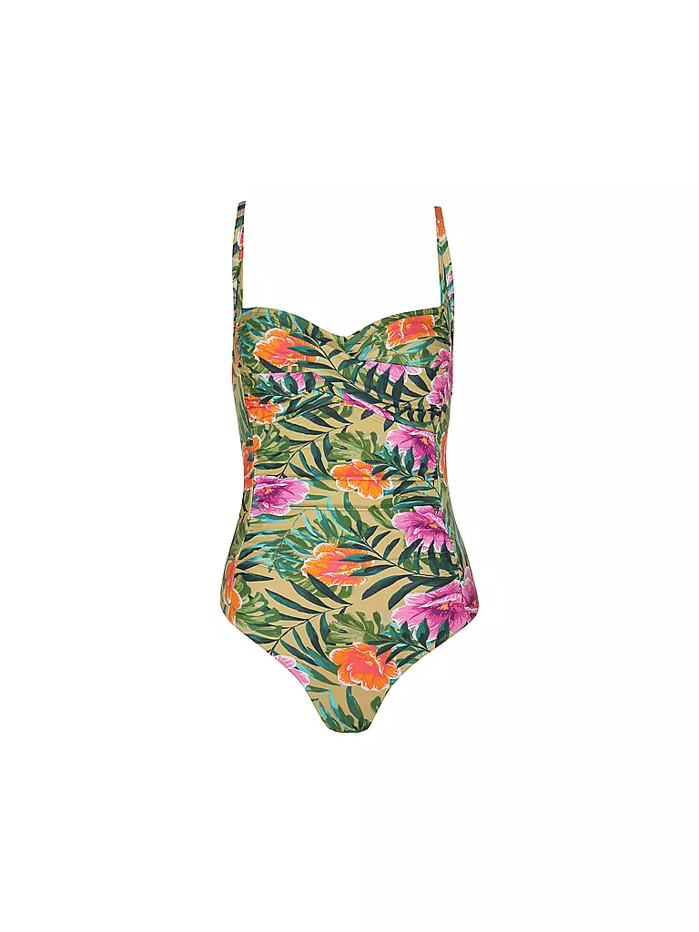 DARLING HARBOUR | Costume da bagno da donna avvolgente | Verde