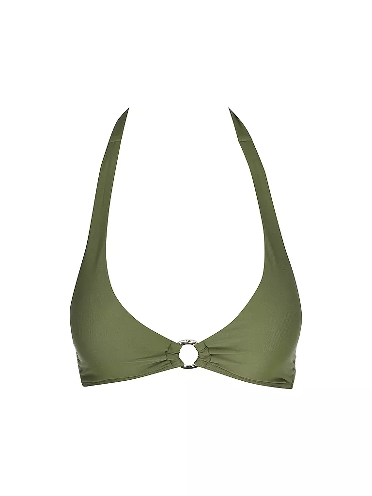 DARLING HARBOUR | Top bikini da donna con allacciatura al collo | Oliva