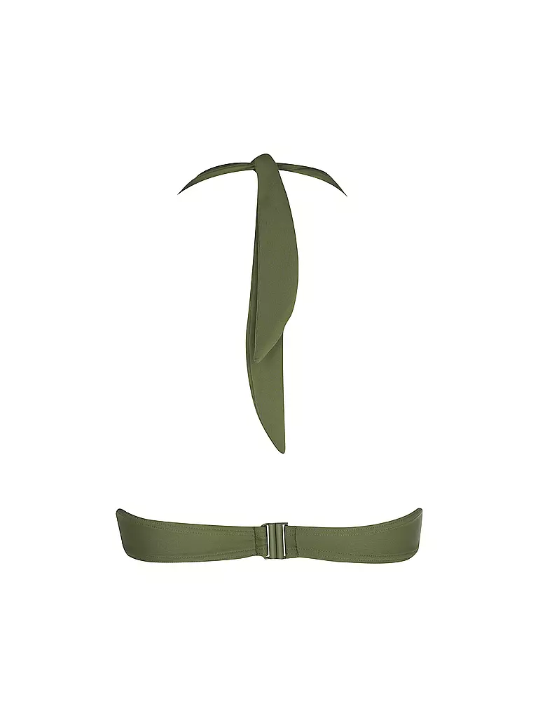 DARLING HARBOUR | Top bikini da donna con allacciatura al collo | Oliva