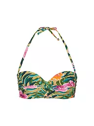 DARLING HARBOUR | Top bikini da donna Twisted | Verde