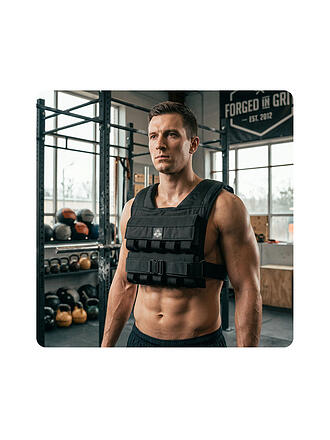DBX BUSHIDO | Gilet zavorrato da allenamento 20 kg con inserti di peso W20B