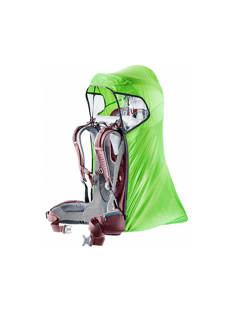 Parapioggia per zaino portabimbo De Luxe verde
