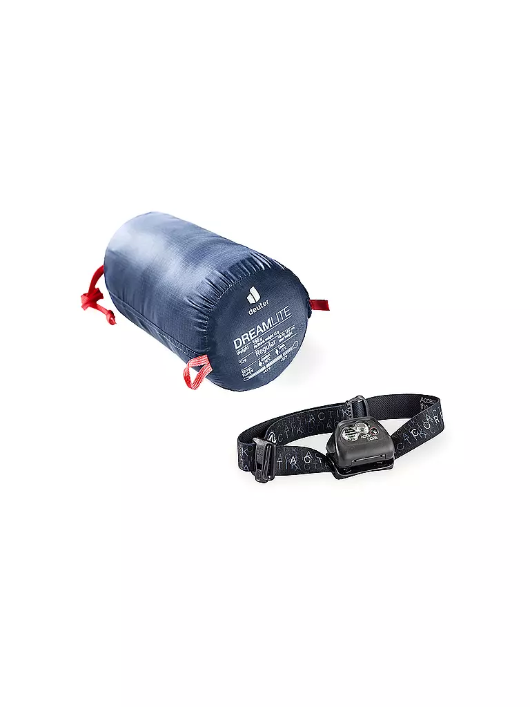 DEUTER | Sacco a pelo in fibra sintetica Dreamlite +13° C | Blu scuro