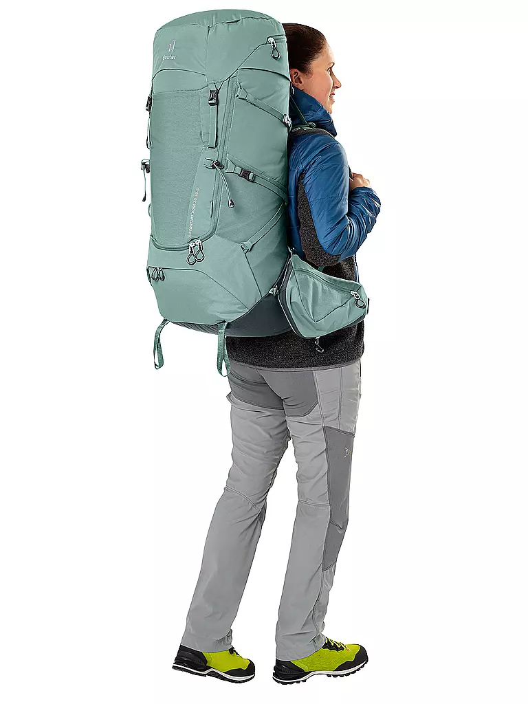 DEUTER | Zaino da trekking da donna Aircontact Core 55+10 SL | Menta