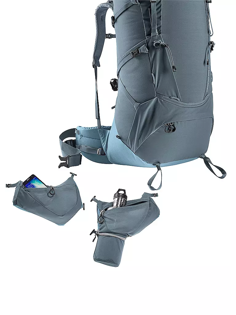 DEUTER | Zaino da trekking da uomo Aircontact Core 60+10L | Grigio