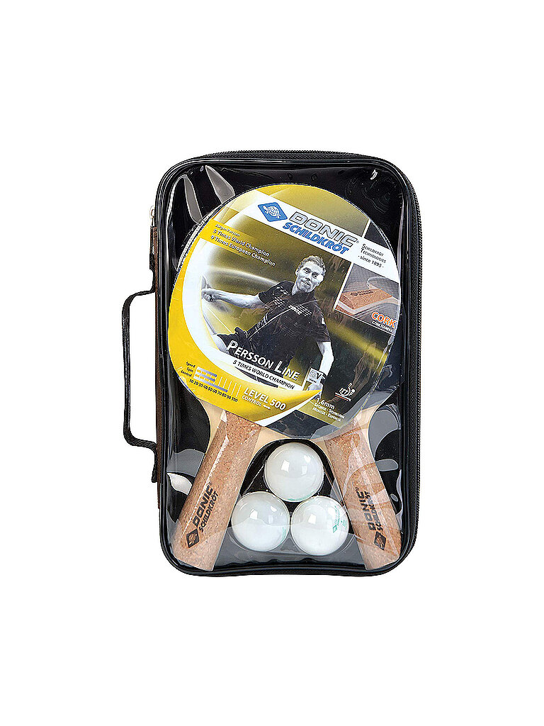 Set da ping pong Persson 500 sughero giallo