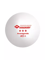 DONIC SCHILDKRÖT | Pallina da ping pong a 3 stelle Avantgarde Poly 40+, 3 pz. ARANCIONE | Bianco