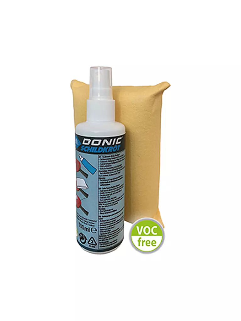 DONIC SCHILDKRÖT | Set per la pulizia della gomma da ping pong | Bianco