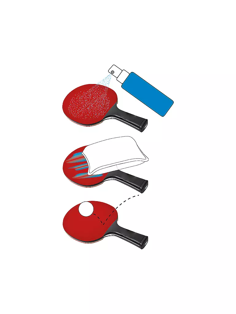 DONIC SCHILDKRÖT | Set per la pulizia della gomma da ping pong |