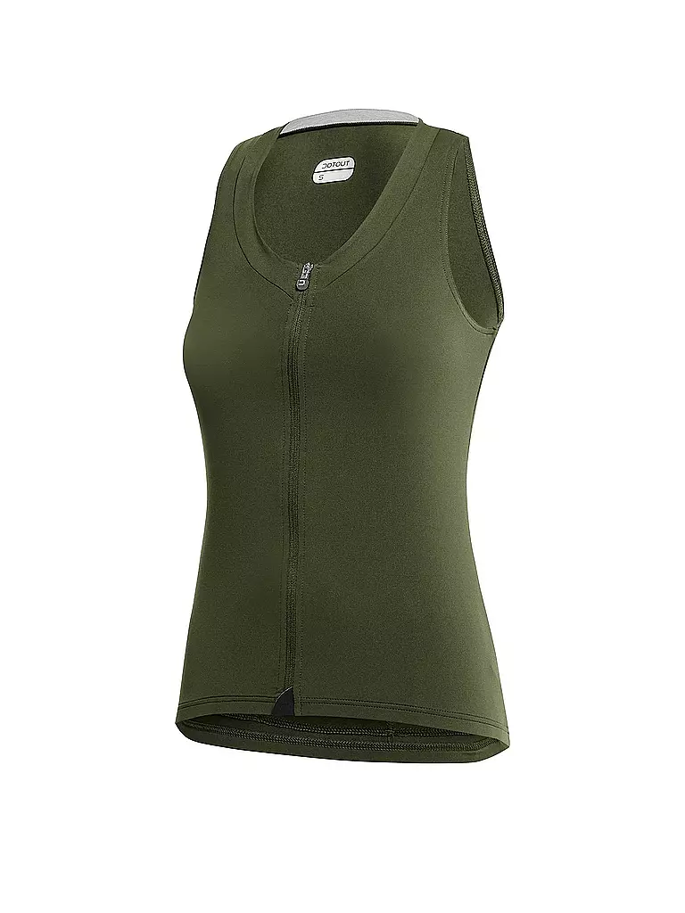 DOTOUT | Damen Rad Tanktop Crew | Oliva