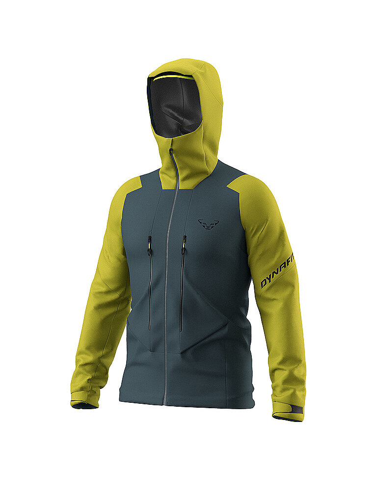 Giacca da uomo da scialpinismo Blacklight 3L con cappuccio oro S