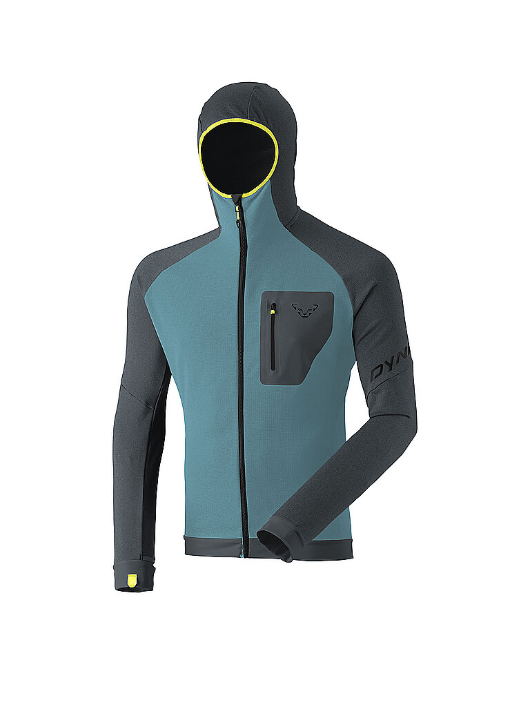 Giacca in pile da uomo Radical Polartec® con cappuccio petrolio S