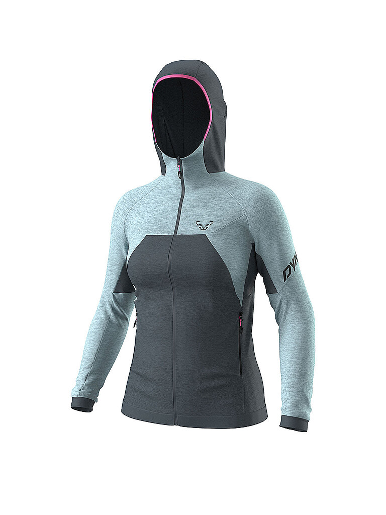 Giacca in pile da donna Tour Wool Thermal azzurro L