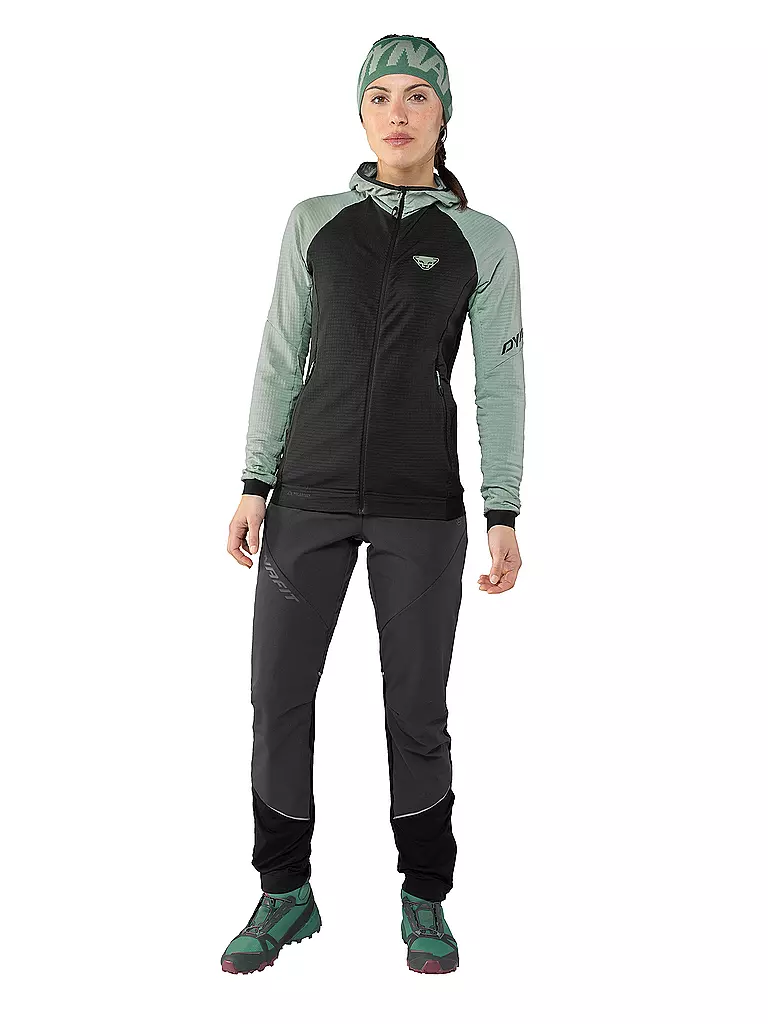DYNAFIT | Damen Fleecejacke Speed Polartec® Hoodie | Nero