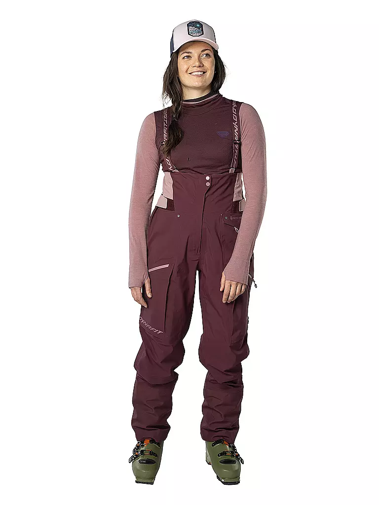 DYNAFIT | Damen Touren Softshellhose Tigard GORE-TEX | Rosso scuro