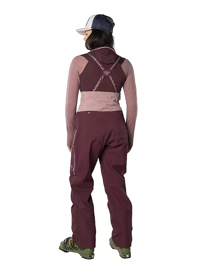 DYNAFIT | Damen Touren Softshellhose Tigard GORE-TEX | Rosso scuro