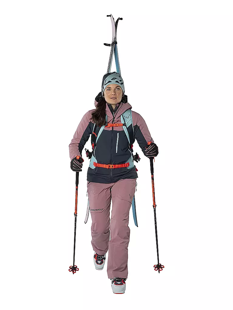 DYNAFIT | Damen Touren Softshelljacke Radical Hoodie | Rosa