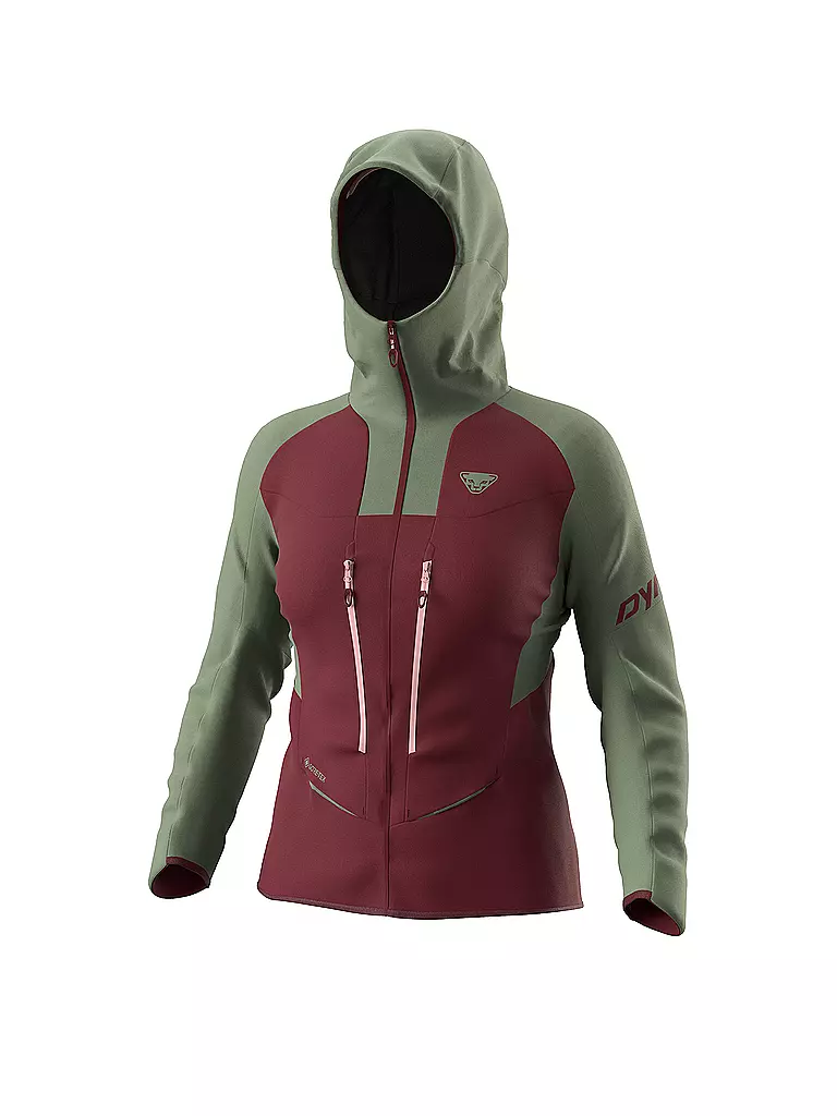 DYNAFIT | Damen Tourenjacke TLT GORE-TEX® | Rosso scuro
