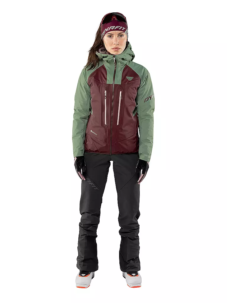 DYNAFIT | Damen Tourenjacke TLT GORE-TEX® | Rosso scuro
