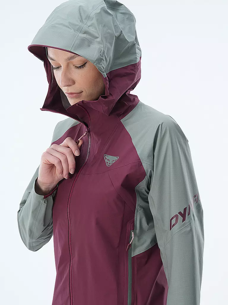 DYNAFIT | Damen Wanderjacke Transalper GTX | Rosso scuro