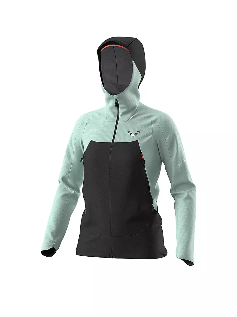 DYNAFIT | Giacca da trekking da donna Transalper 3L con cappuccio | Verde chiaro