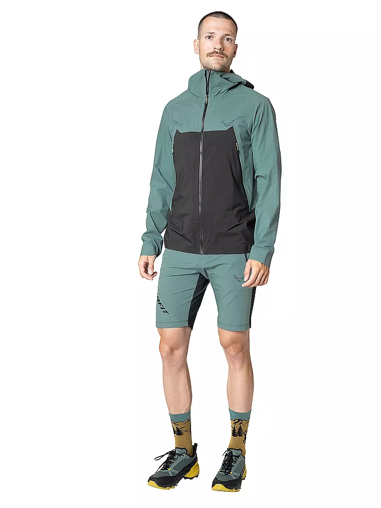 DYNAFIT | Giacca da trekking da uomo Transalper 3L con cappuccio | Petrolio