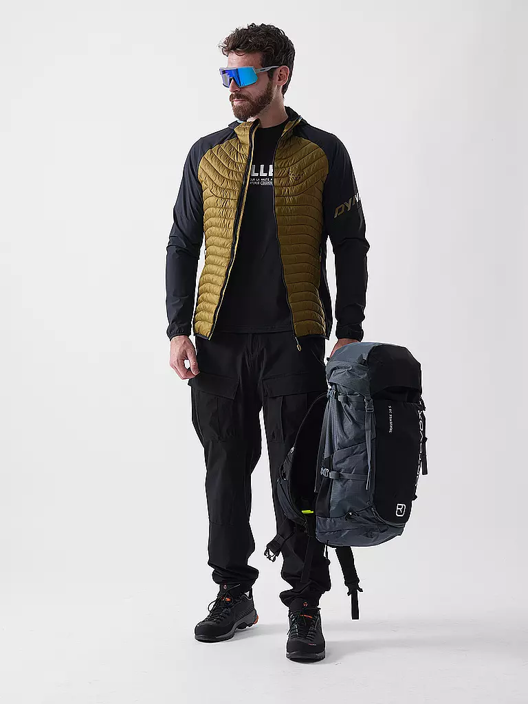 DYNAFIT | Giacca ibrida da uomo Transalper Hoodie | Senape