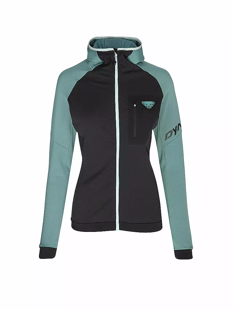 DYNAFIT | Giacca in pile da donna Radical Polartec® con cappuccio | Nero