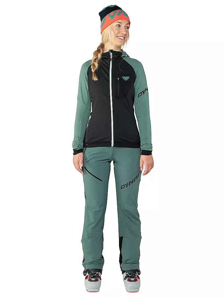 DYNAFIT | Giacca in pile da donna Radical Polartec® con cappuccio | Nero