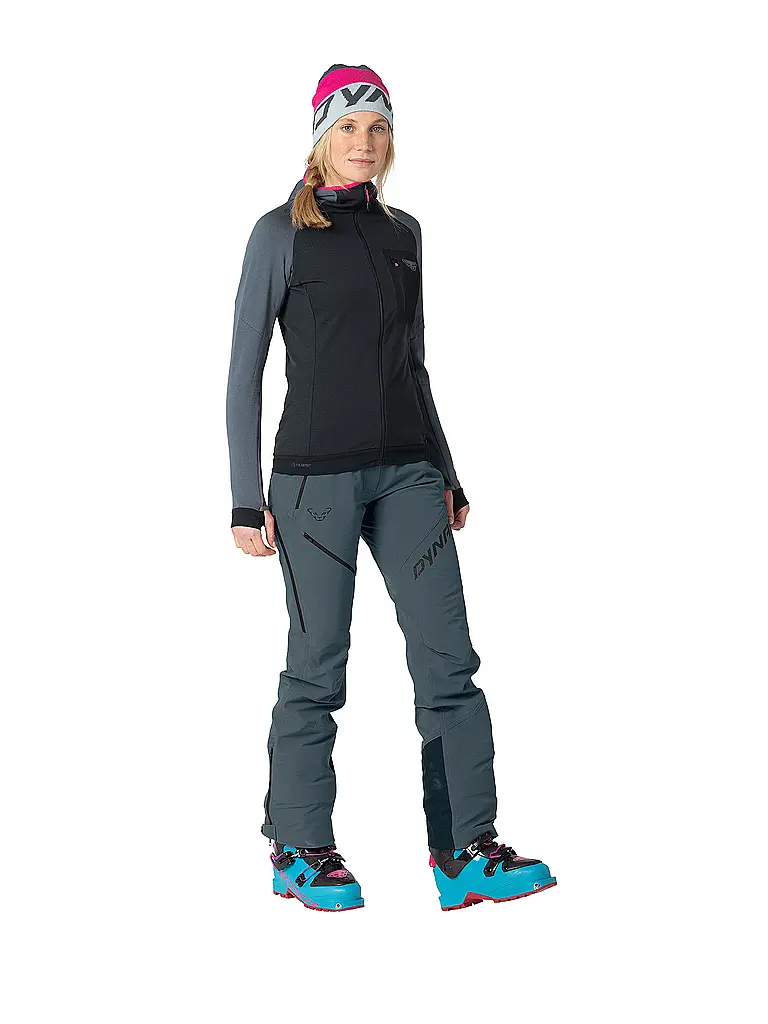 DYNAFIT | Giacca in pile da donna Radical Polartec® con cappuccio | Nero
