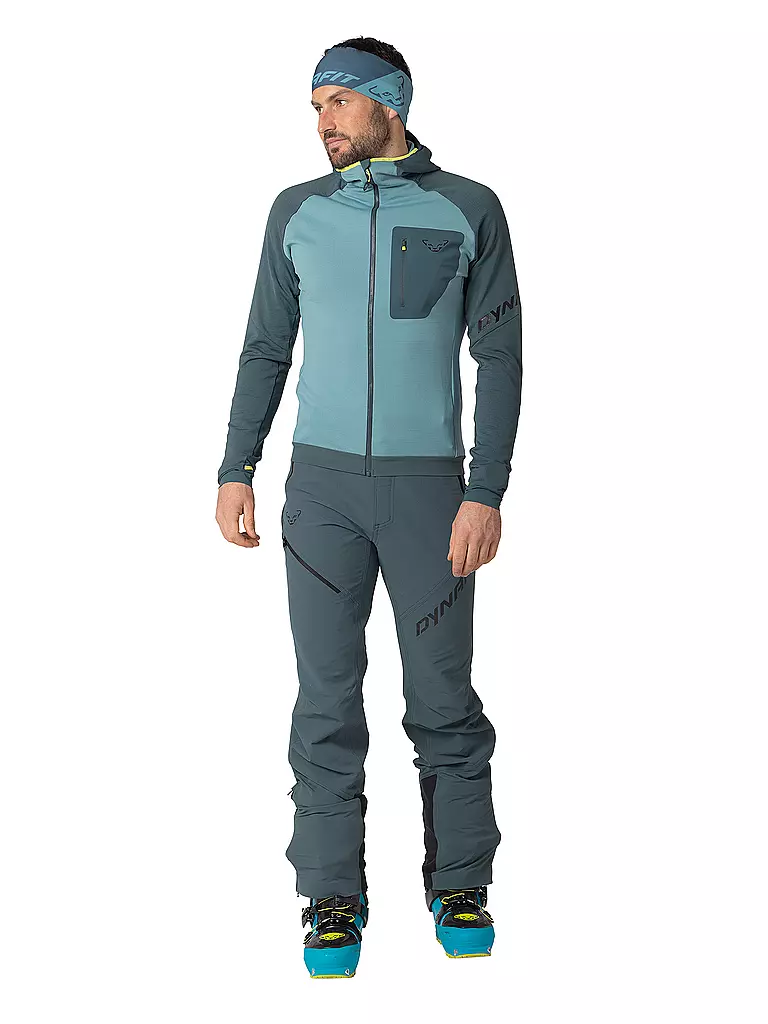 DYNAFIT | Giacca in pile da uomo Radical Polartec® con cappuccio | Petrolio