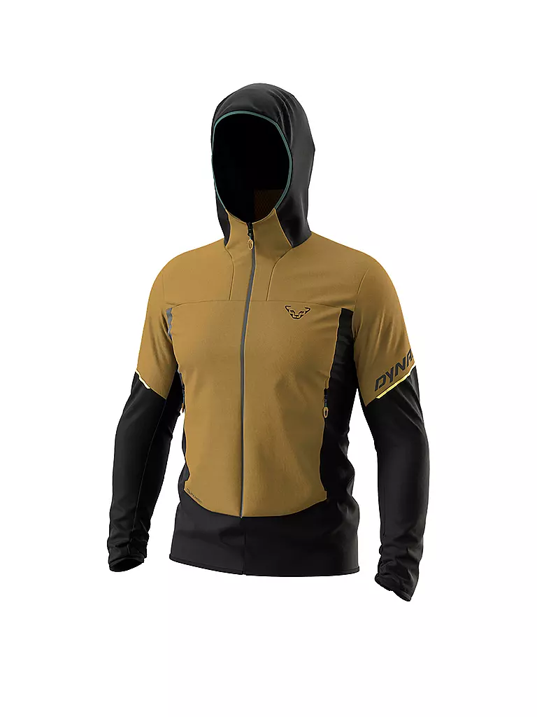 DYNAFIT | Giacca in pile da uomo Traverse Alpha Hoodie | Senape