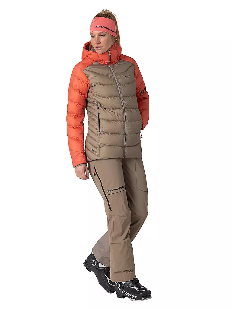 DYNAFIT | Giacca isolante da donna Tigard con cappuccio in piuma | Grigio