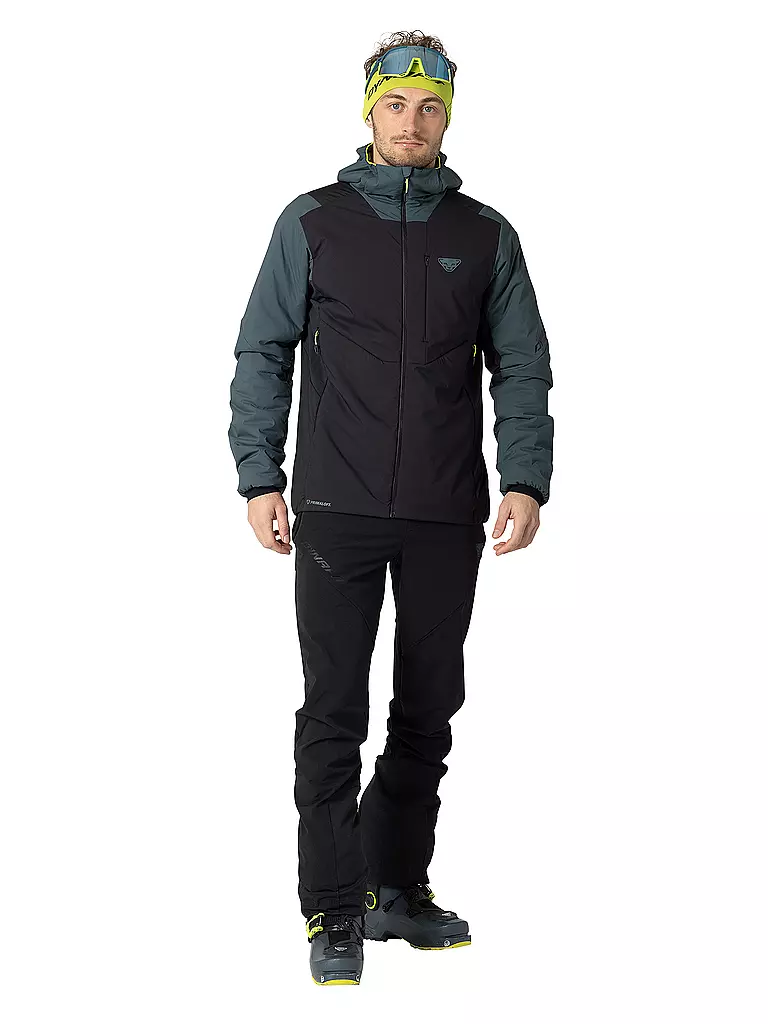 DYNAFIT | Giacca isolante da uomo Blacklight Primaloft® con cappuccio | Petrolio