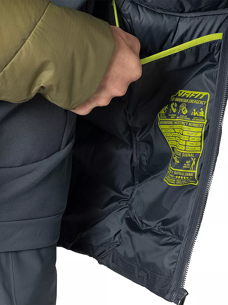 DYNAFIT | Giacca isolante da uomo con cappuccio e piumino Tigard |