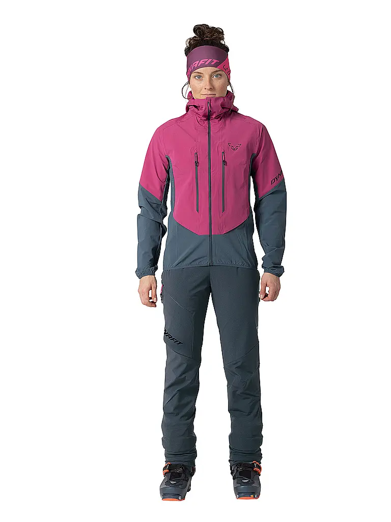 DYNAFIT | Giacca softshell da donna da scialpinismo Blacklight Hoodie | Fucsia