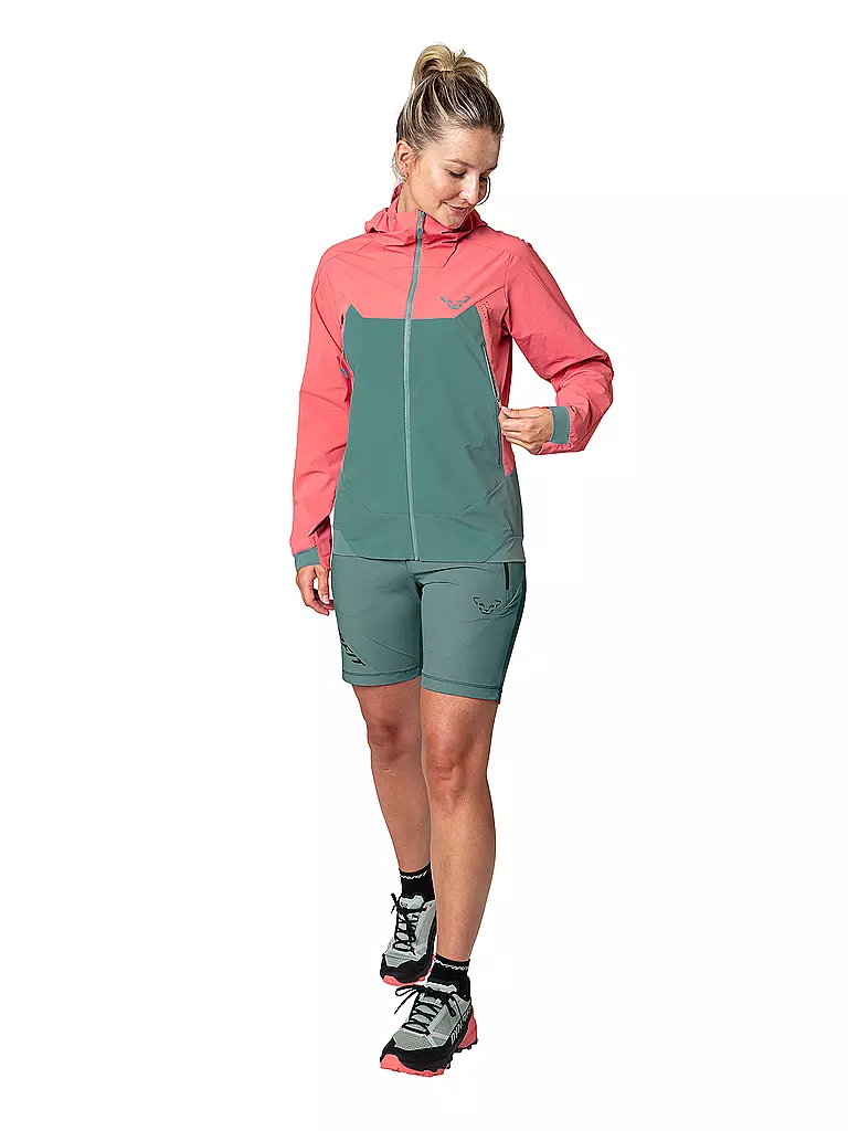 DYNAFIT | Giacca softshell da donna Transalper DST Hoodie | Corallo