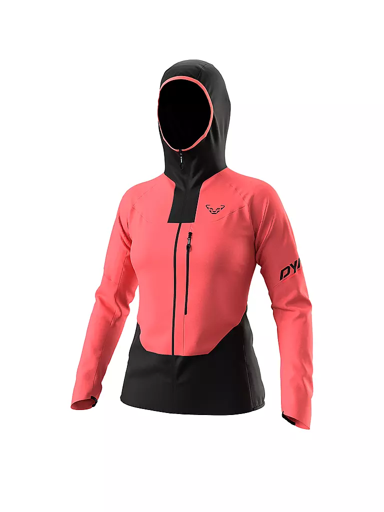 DYNAFIT | Giacca softshell da donna Traverse DST Hoodie | Corallo