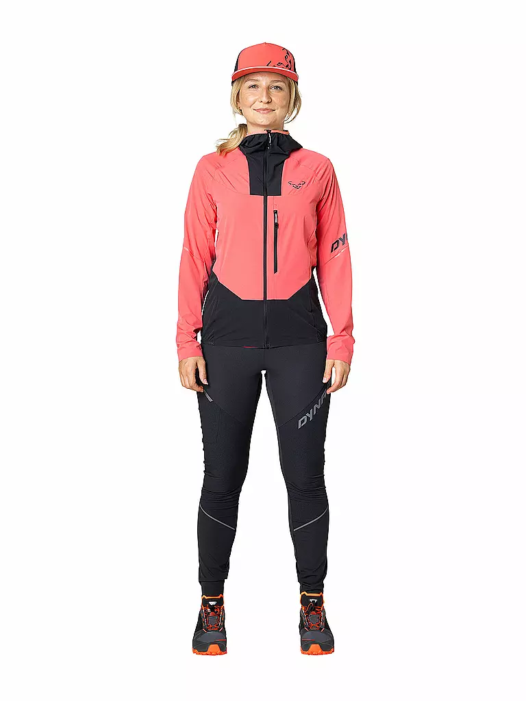 DYNAFIT | Giacca softshell da donna Traverse DST Hoodie | Corallo